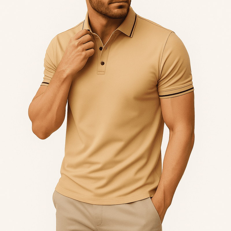 Oliver Polo Shirt – Tailored Stretch Knit with Reinforced Collar