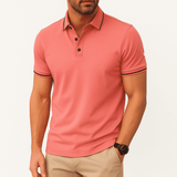 Oliver Polo Shirt – Tailored Stretch Knit with Reinforced Collar