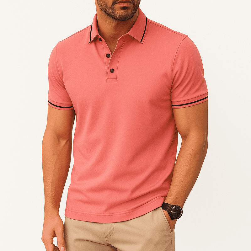 Oliver Polo Shirt – Tailored Stretch Knit with Reinforced Collar