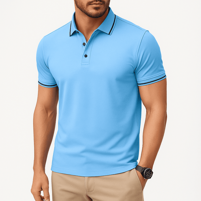 Oliver Polo Shirt – Tailored Stretch Knit with Reinforced Collar
