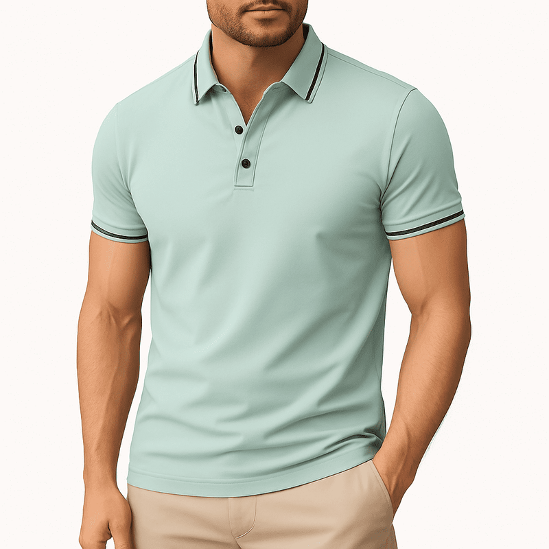 Oliver Polo Shirt – Tailored Stretch Knit with Reinforced Collar