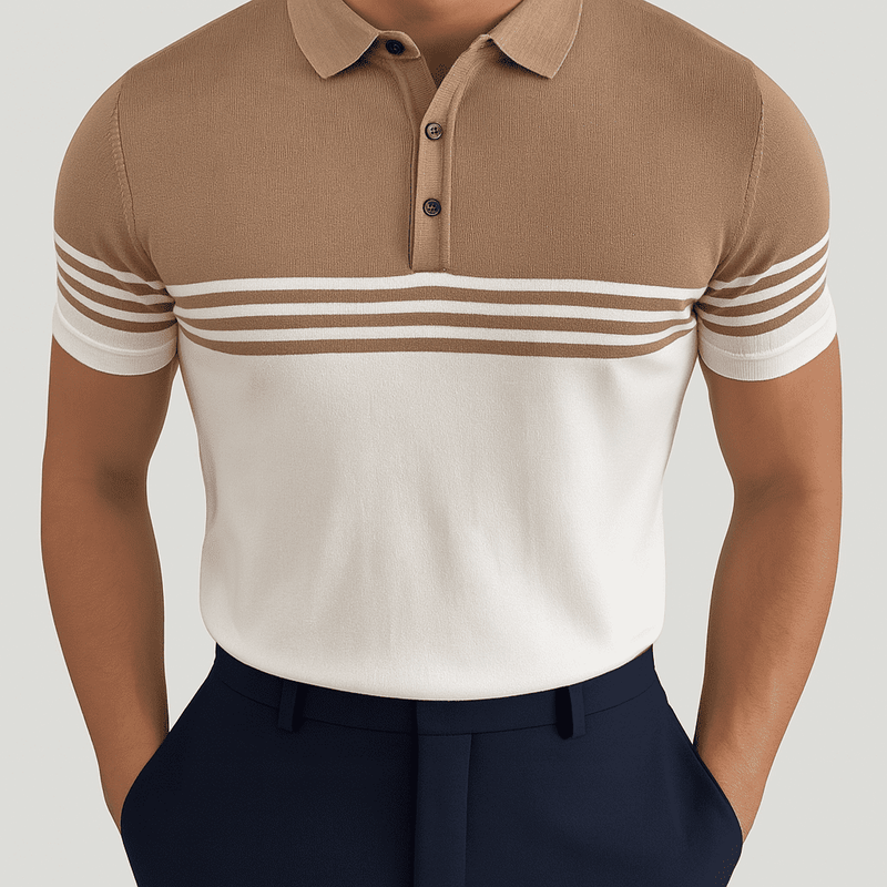 Organic Cotton Polo Shirt – Smart-Casual Button Front for Everyday Style