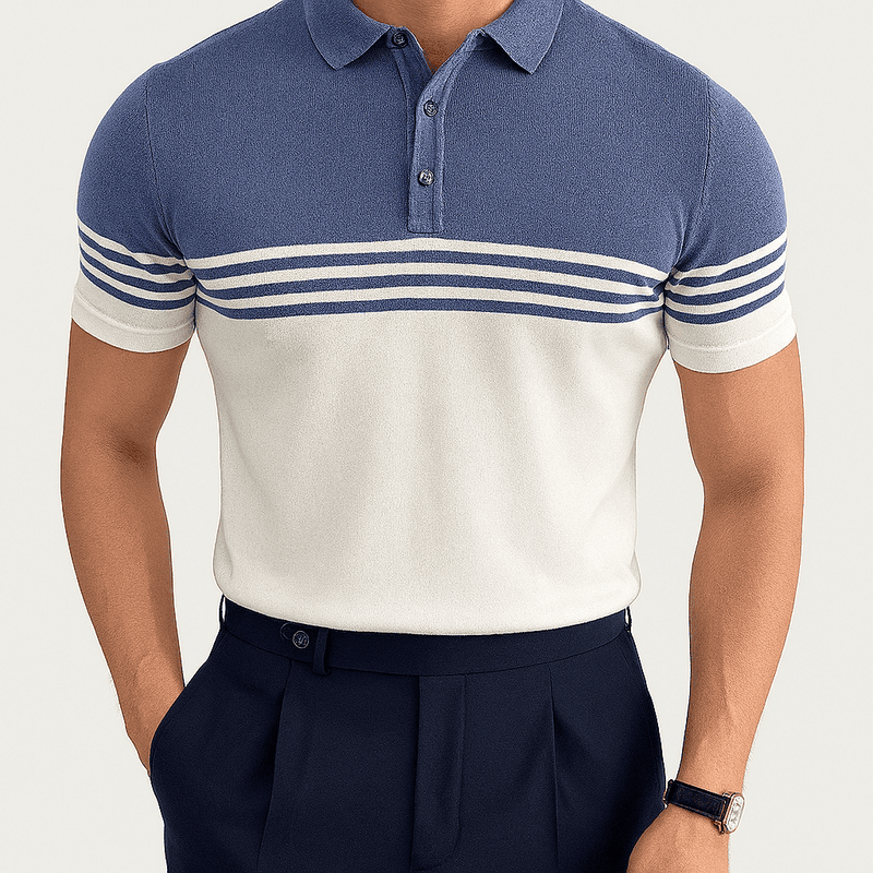 Organic Cotton Polo Shirt – Smart-Casual Button Front for Everyday Style